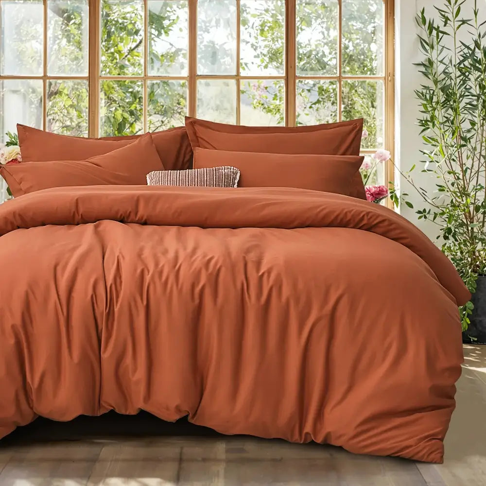 Black Satin Duvet Set