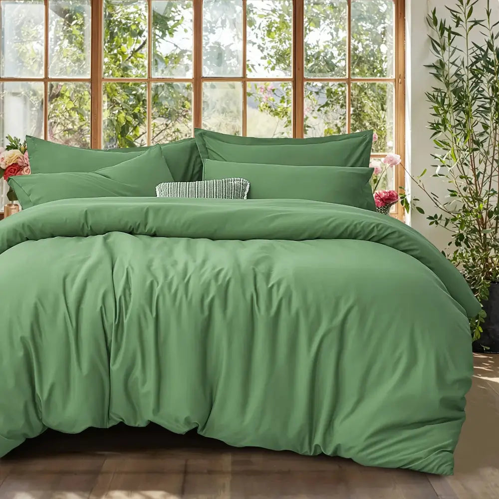Black Satin Duvet Set