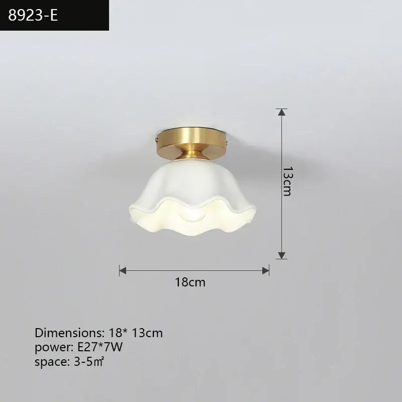Copper LED Ceiling Lamp