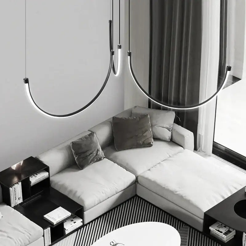 Copper Nordic Chandelier Light
