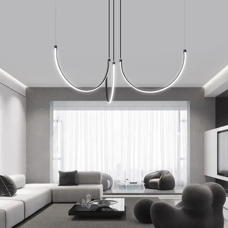 Copper Nordic Chandelier Light