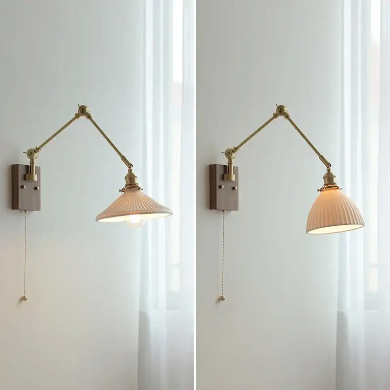 Copper Swing Arm Lamp