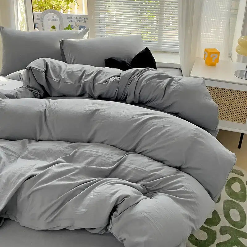 Cream Cotton Bedding Set