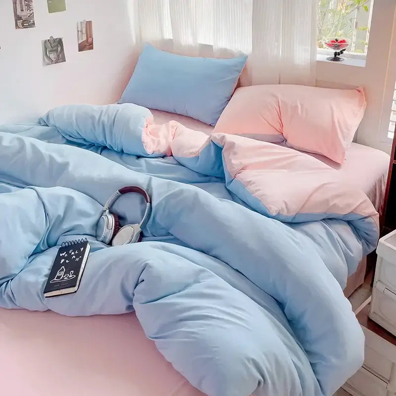 Cream Cotton Bedding Set