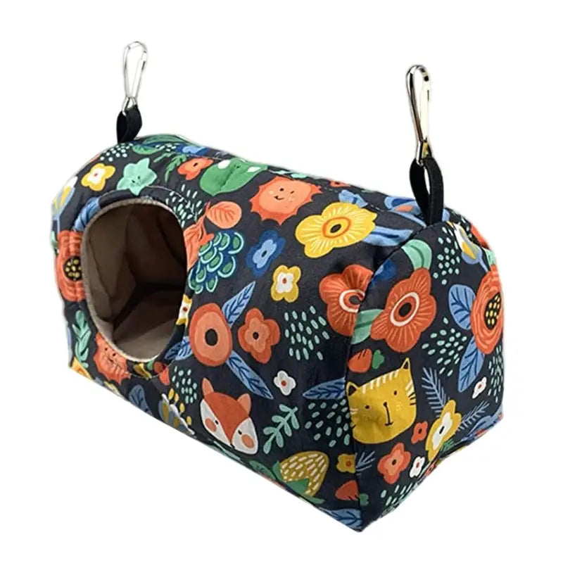 Floral Print Bird Hammock
