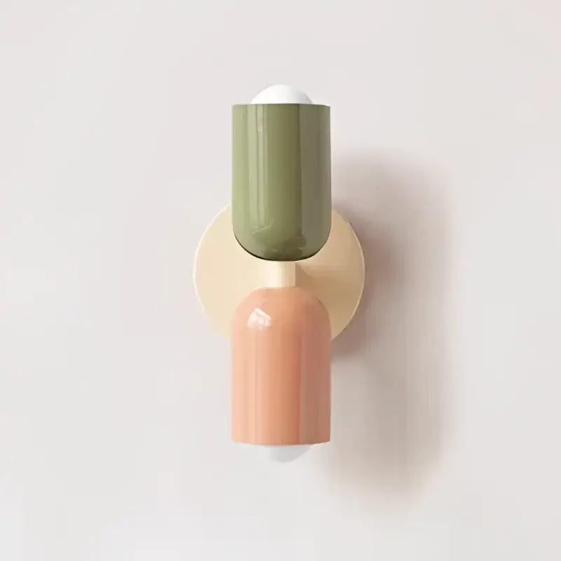 Cream Double Wall Lamp