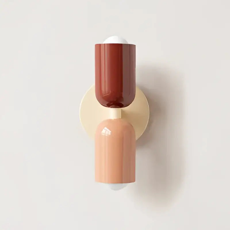 Cream Double Wall Lamp