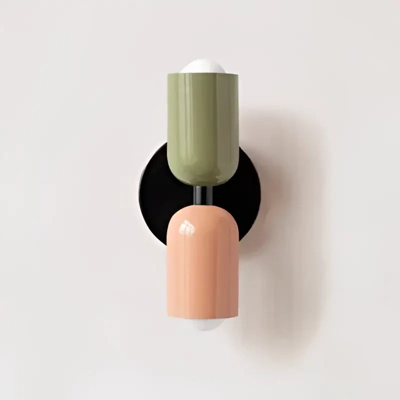 Cream Double Wall Lamp