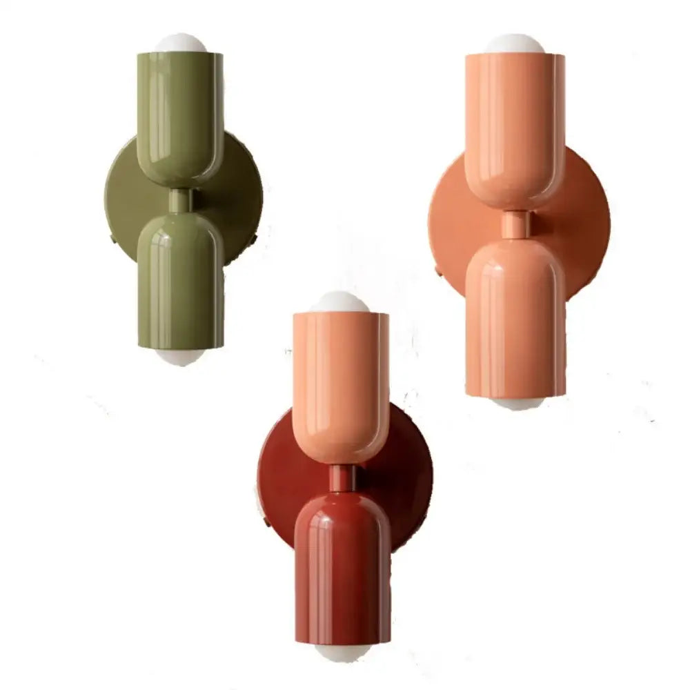 Cream Double Wall Lamp