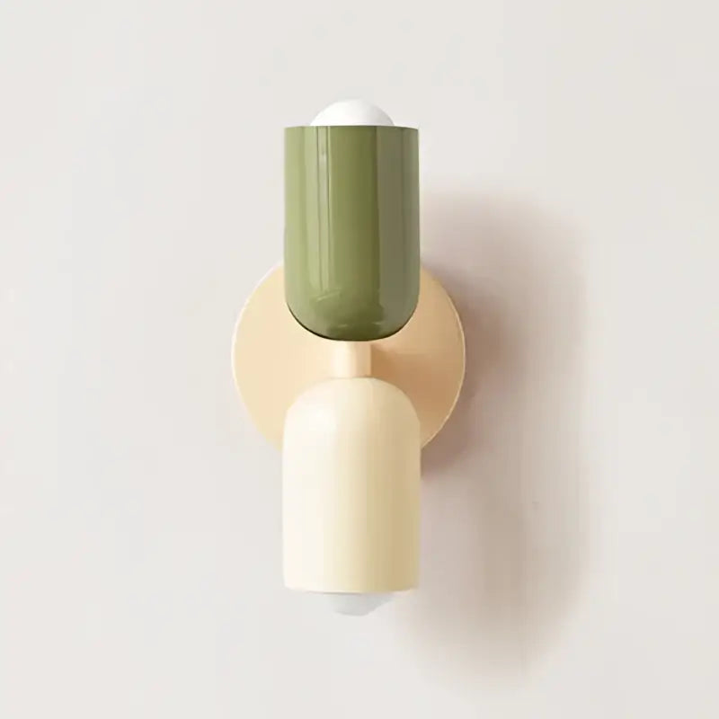 Cream Double Wall Lamp