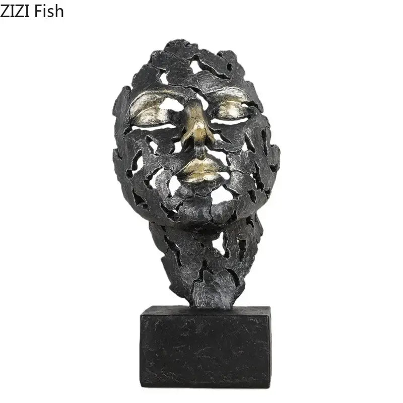 Silver Gold Modern Sculpture