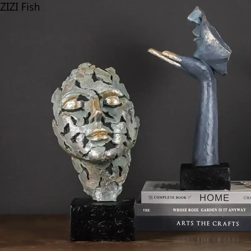 Silver Gold Modern Sculpture