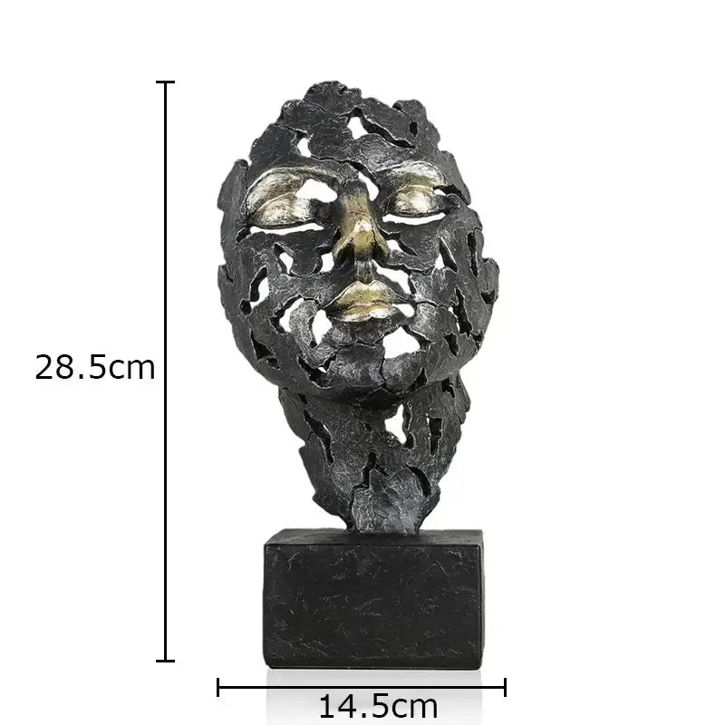 Silver Gold Modern Sculpture