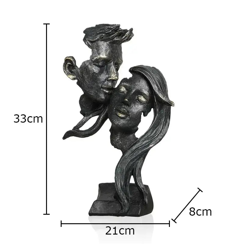 Silver Gold Modern Sculpture
