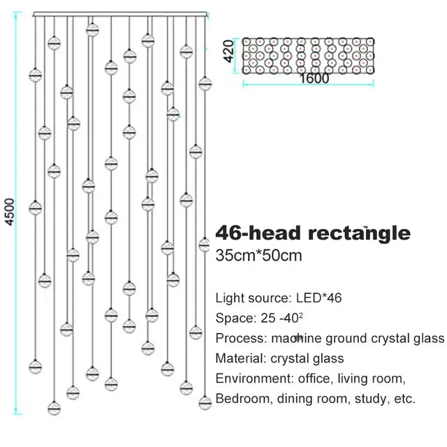 Stainless Steel Ball Chandelier