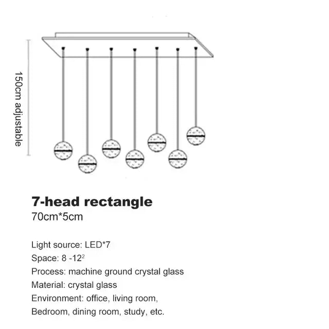 Stainless Steel Ball Chandelier