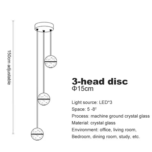 Stainless Steel Ball Chandelier