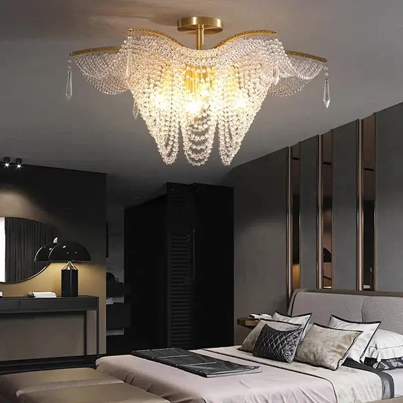 Gold Butterfly Chandelier