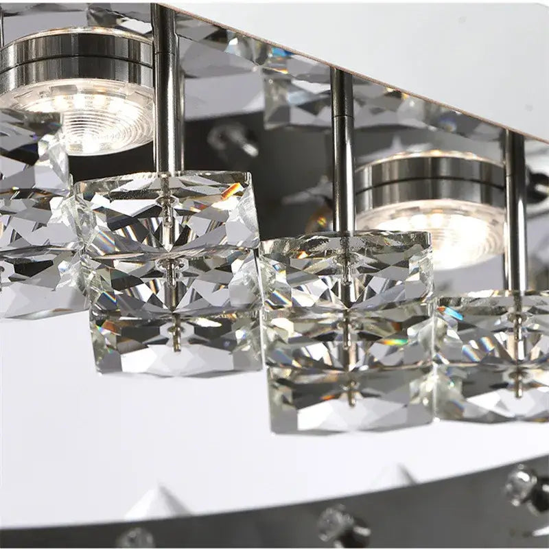 Chrome Crystal 60W Dimmable Ceiling Light