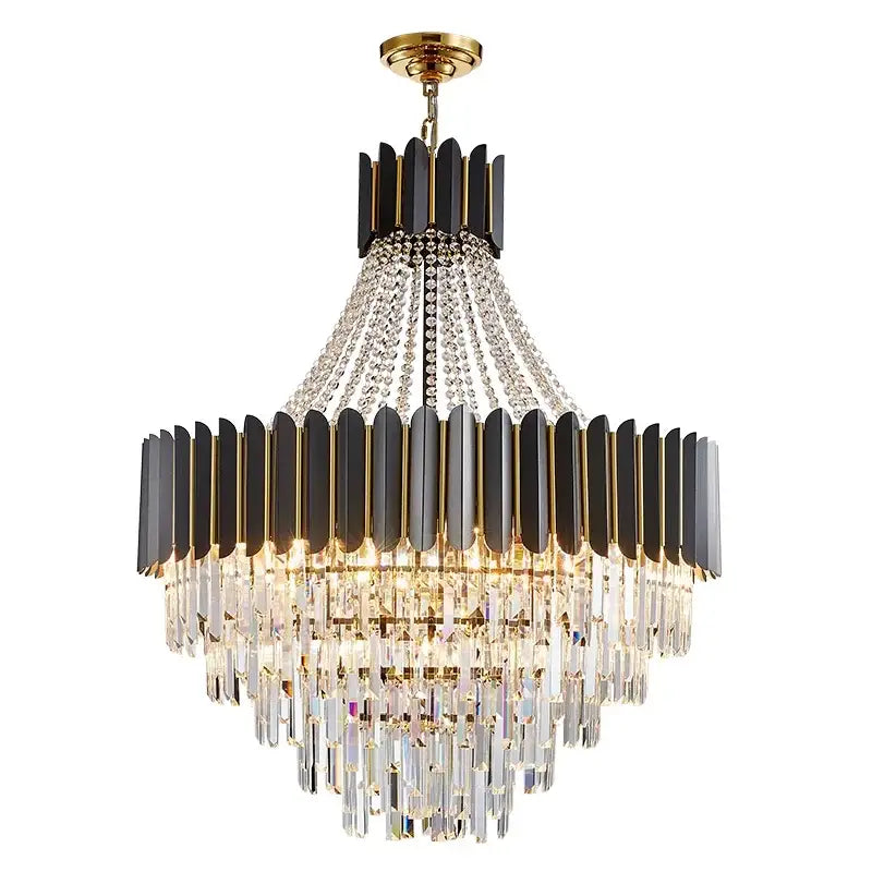 Gold Crystal Living 120cm Villa Chandelier