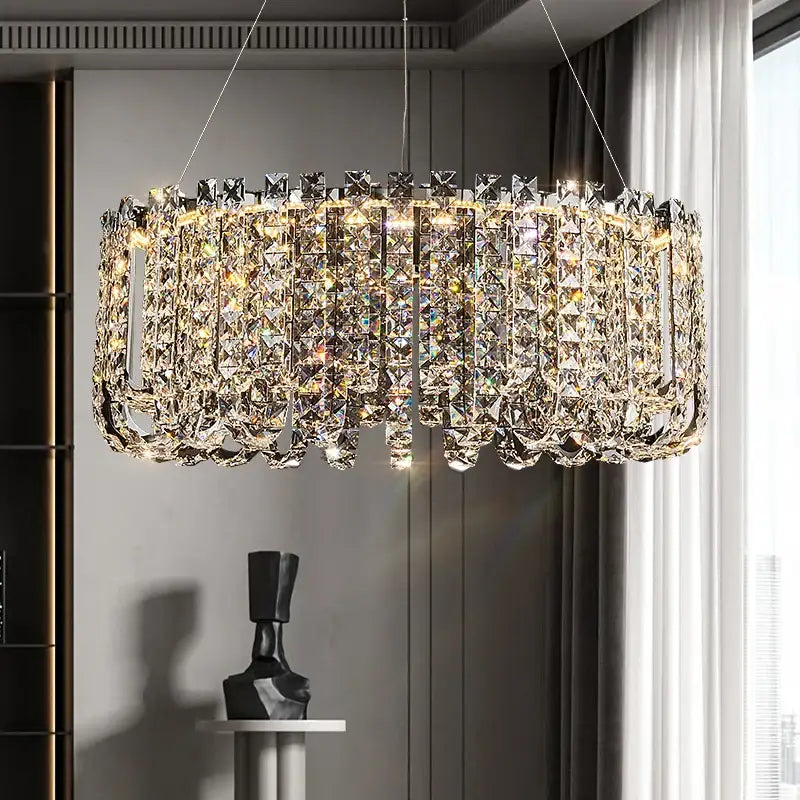 Circular Crystal Chandelier