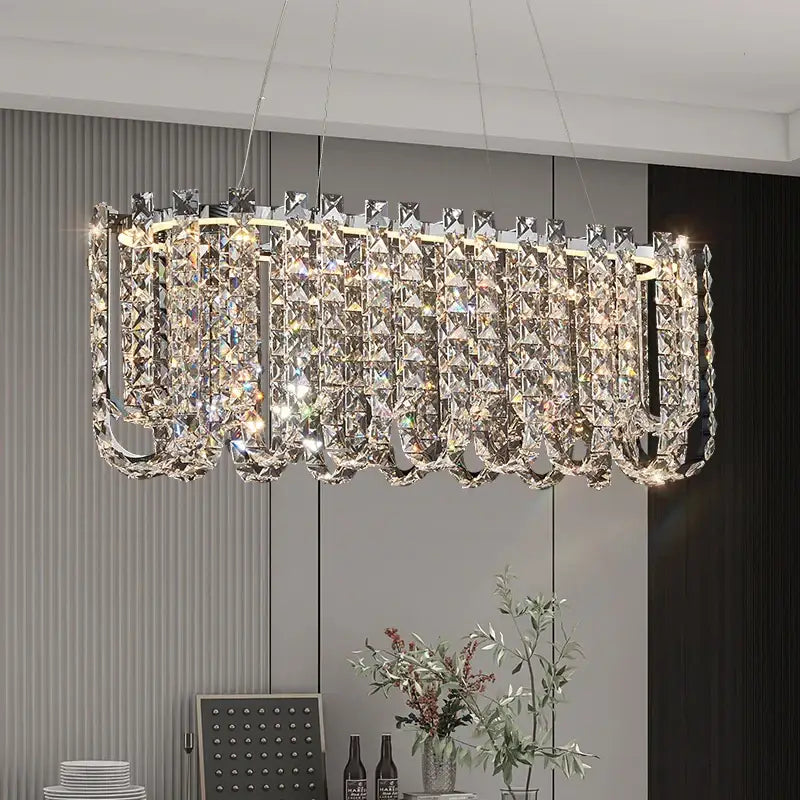 Circular Crystal Chandelier