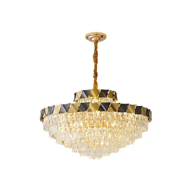 Gold Crystal Living Chandelier 120cm LED