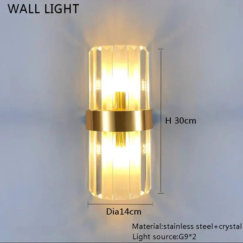 Gold Oval Crystal Chandelier With Dimmable Light
