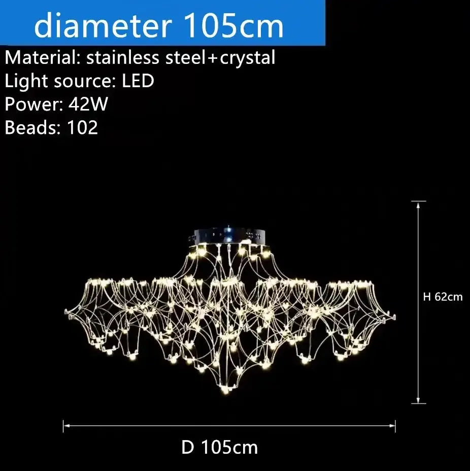 Crystal Starry Ceiling Light