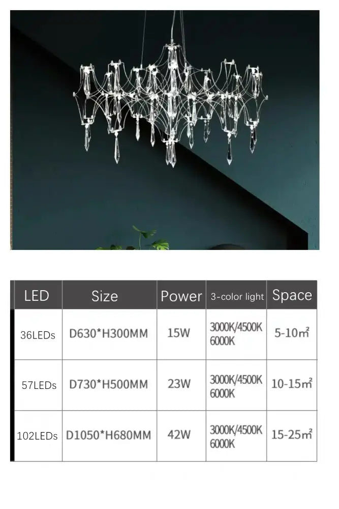 Crystal Starry Ceiling Light