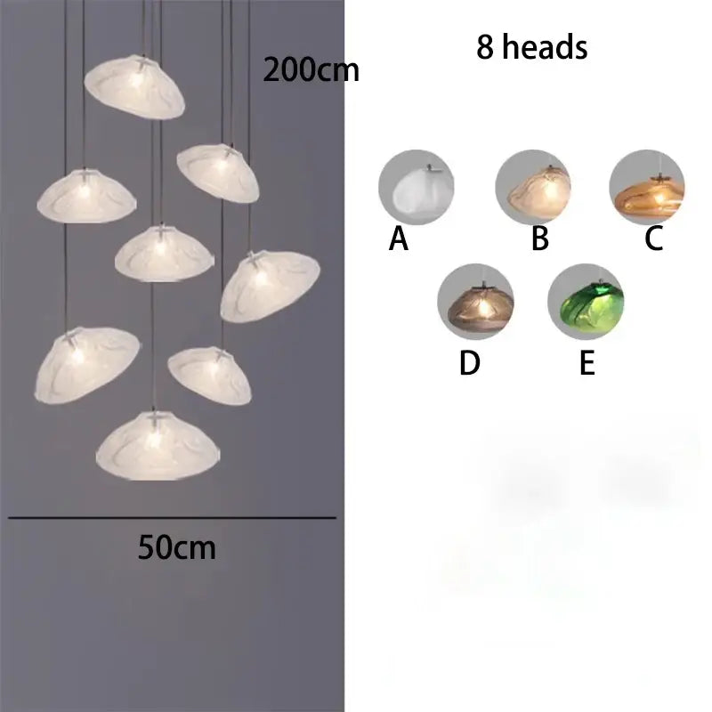 Shell Crystal Chandelier