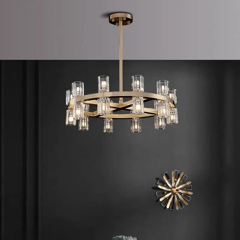 Copper Tier Chandelier Pendant