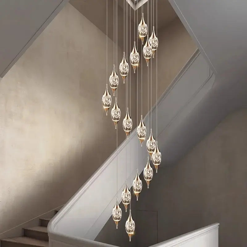 Crystal Teardrop Chandelier