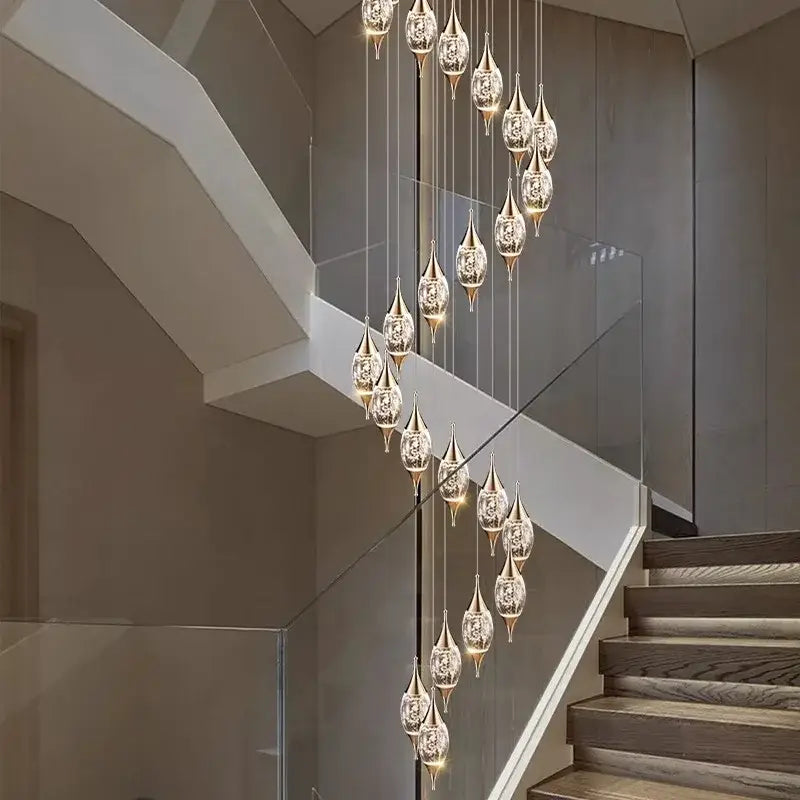 Crystal Teardrop Chandelier