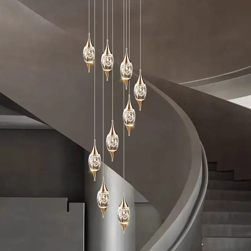 Crystal Teardrop Chandelier