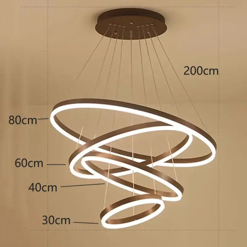 Crystal Spiral Stair Chandelier
