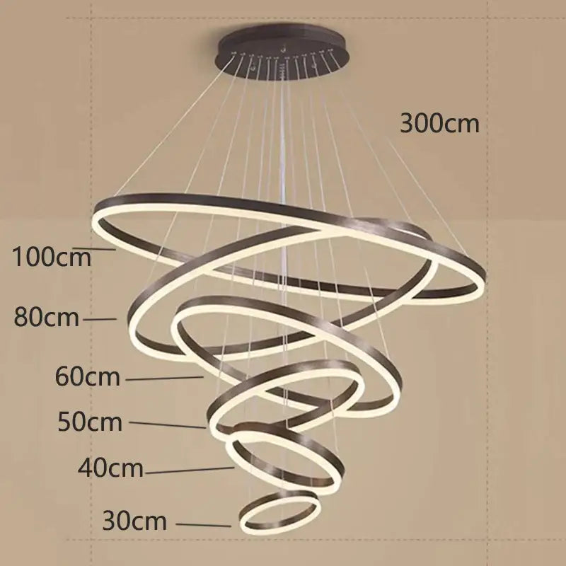 Crystal Spiral Stair Chandelier