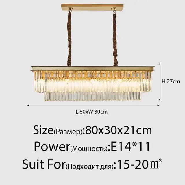 Black Amber Crystal Chandelier
