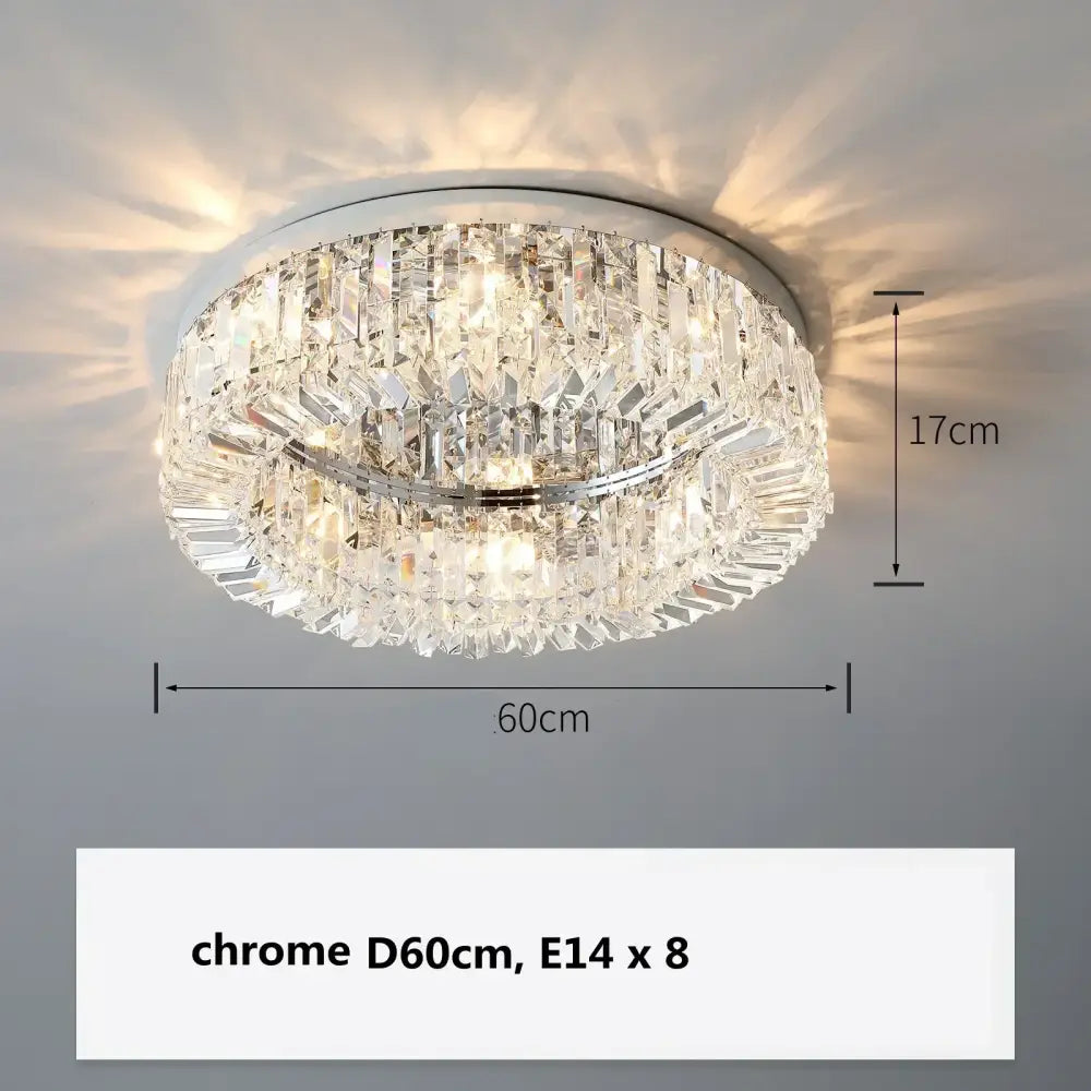 Gold Crystal 16-Light Dining Room Chandelier