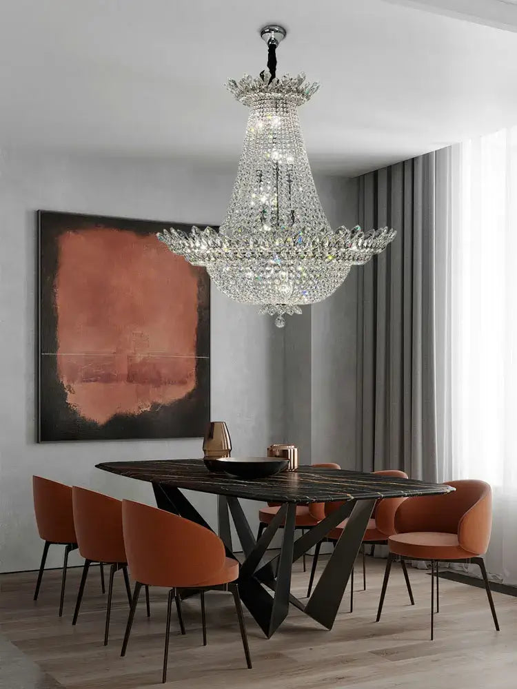 Gold Multi-Tier Chandelier