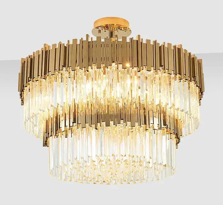 Gold Brass Chandelier
