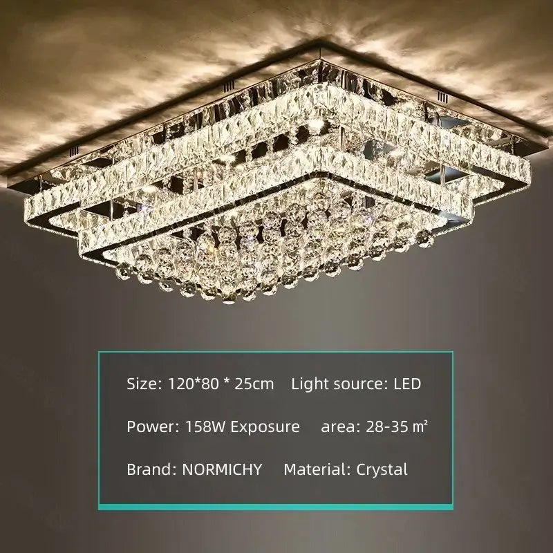 Silver Chrome Dining Light
