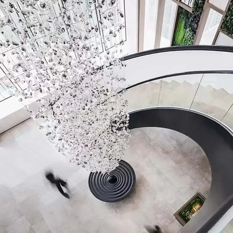 Glass Crystal Staircase Light