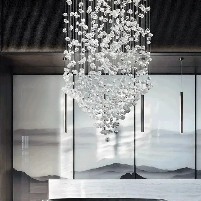 Glass Crystal Staircase Light