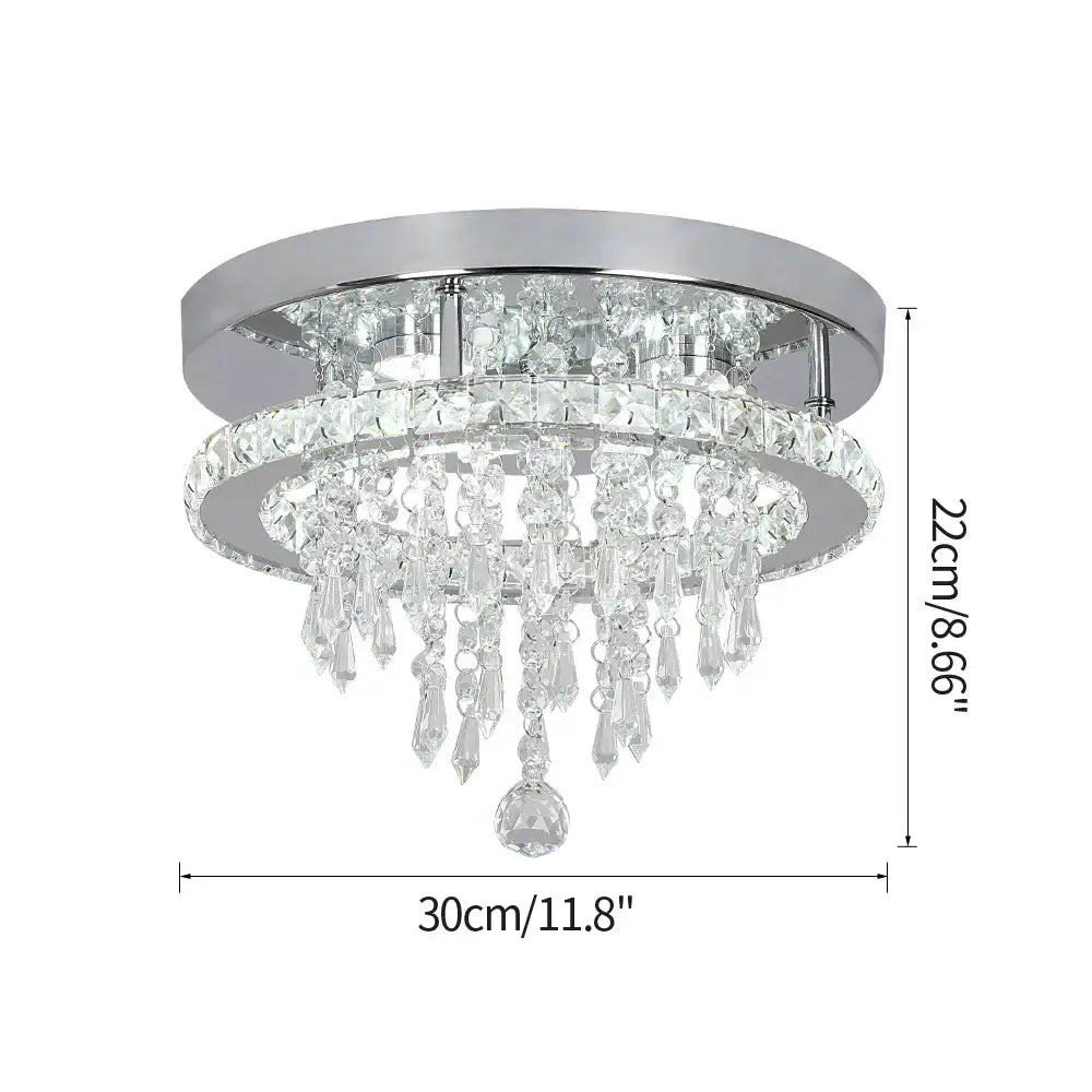 Spiral Crystal Chandelier
