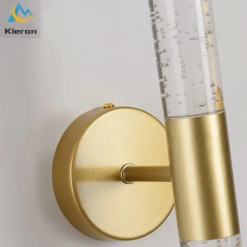 Gold Crystal Wall Lamp