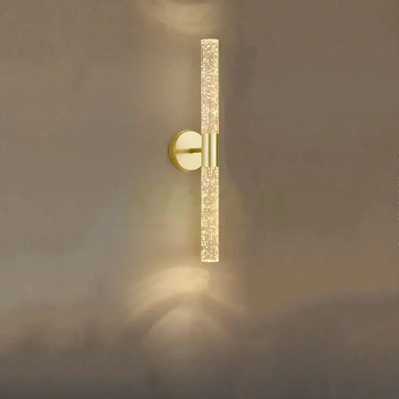 Gold Crystal Wall Lamp