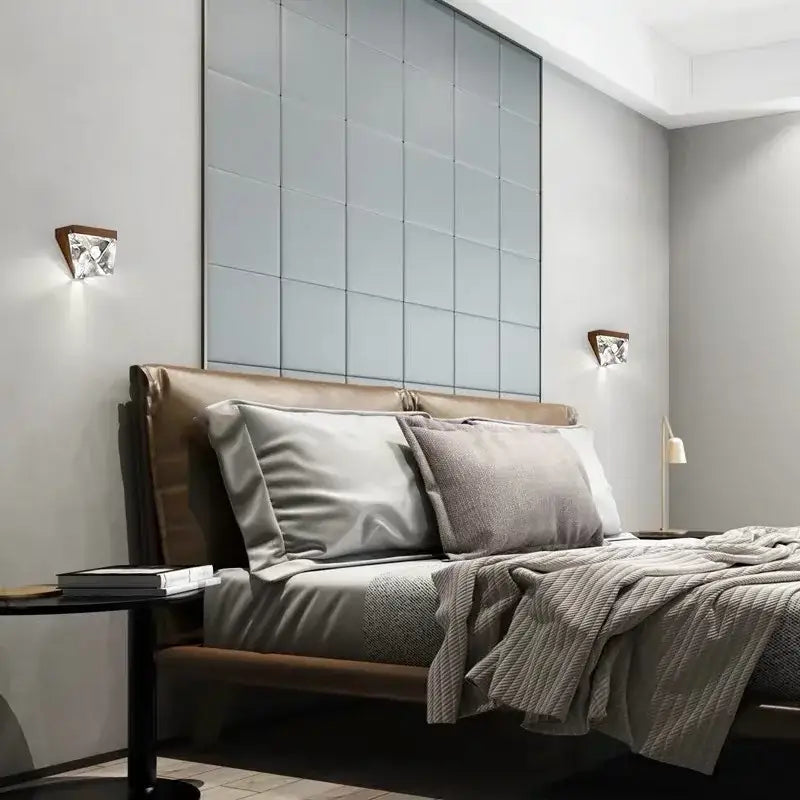 Gold Geometric Wall Light