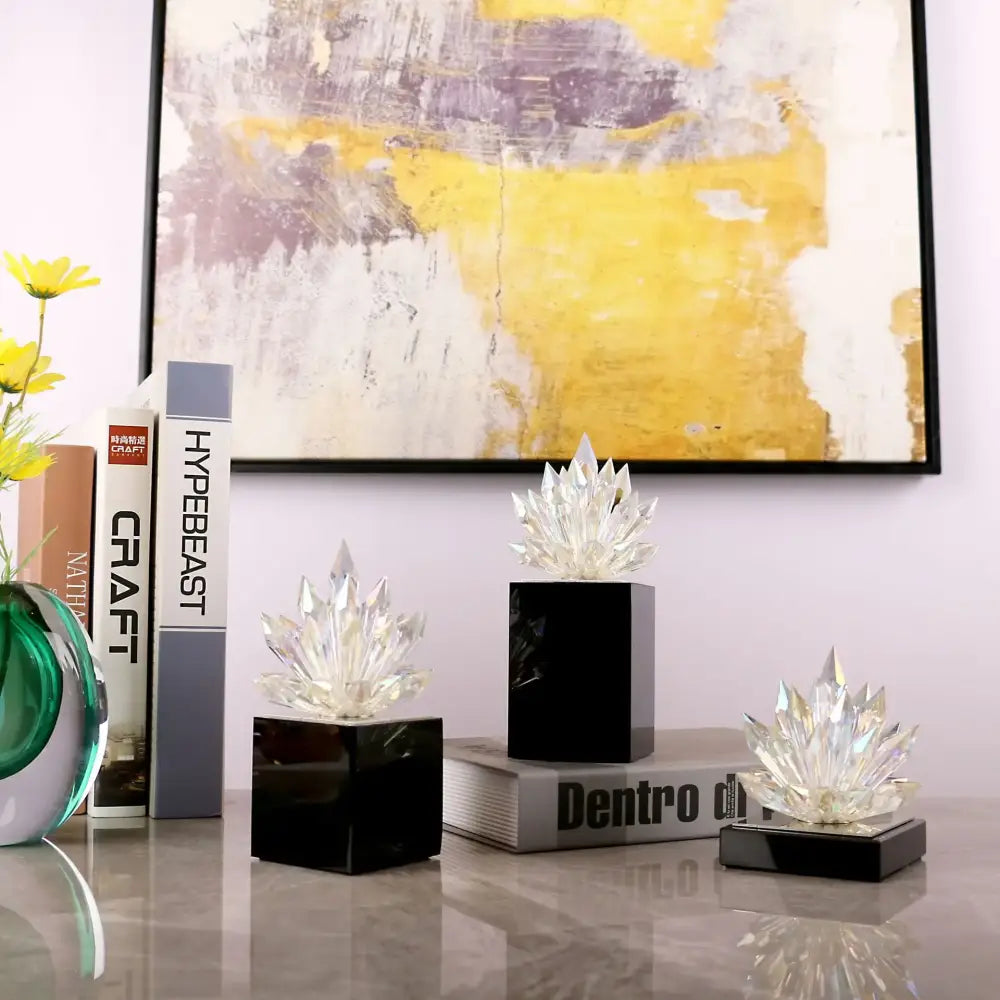 Crystal Lotus Table Decor