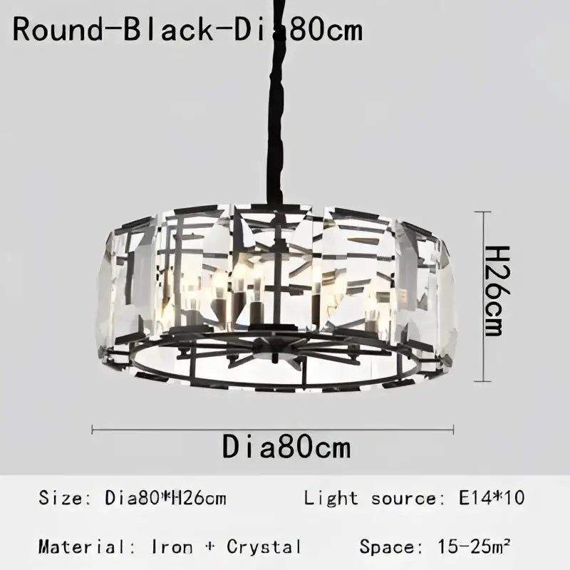 Gold Crystal Pendant